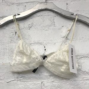 Urban Outfitters white Lace Bra Top